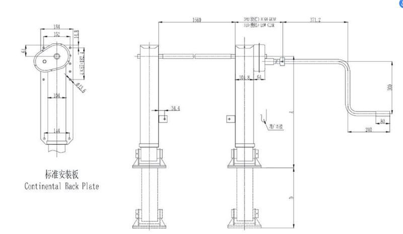 Heavy Duty Trailer Landing Gear